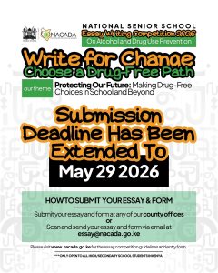 NACADA Extends School Essay Deadline to End-May