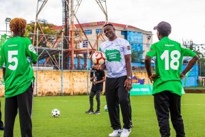 Wanyama Empowers Safaricom Chapa Dimba All-Stars